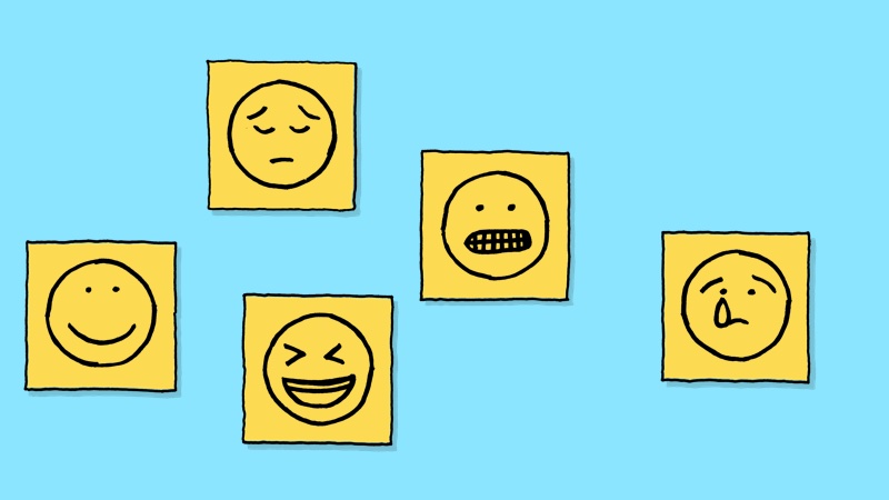 Stickies with smileys
