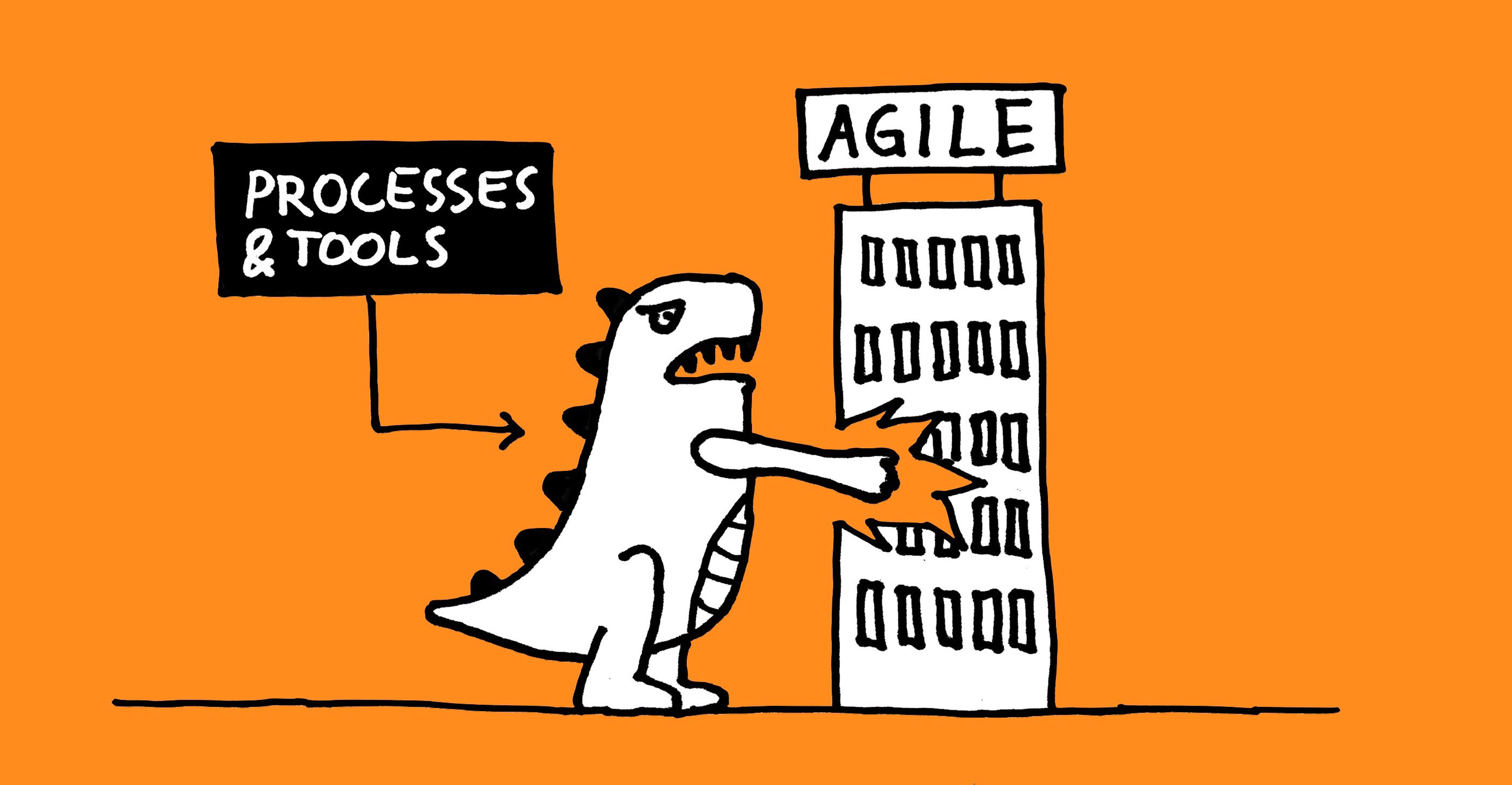 The processes and tools monster smashing the house of agile