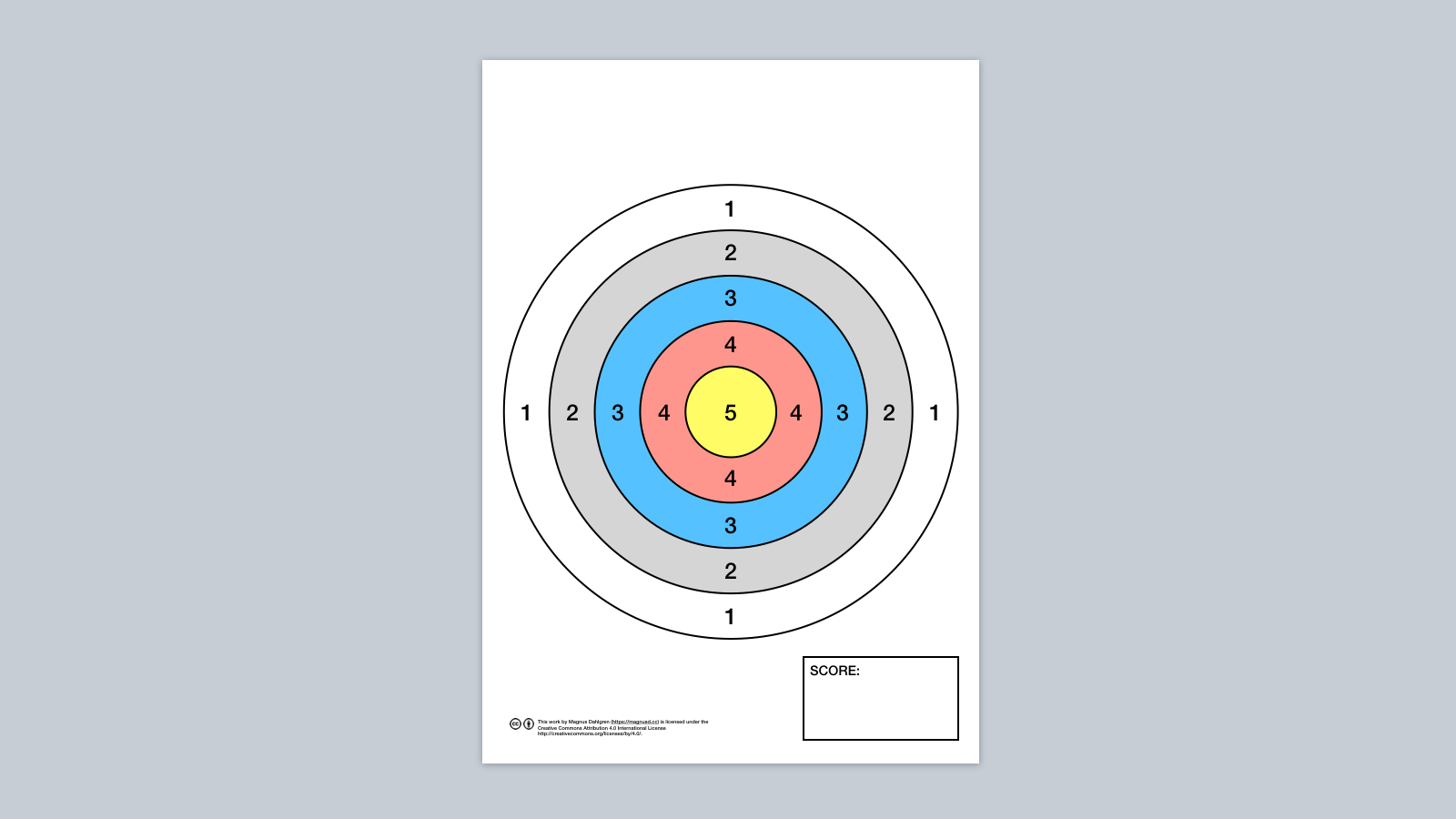 Shooting Target Practice Sheets - Iweky